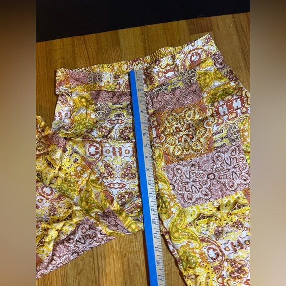 Christian Siriano Geometric  Wide Leg Pants Med (a4 - Picture 4 of 15